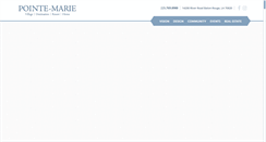 Desktop Screenshot of pointemarie.com